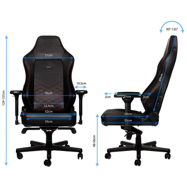 Noblechairs HERO Black/Red Noblechairs HERO Black/Red